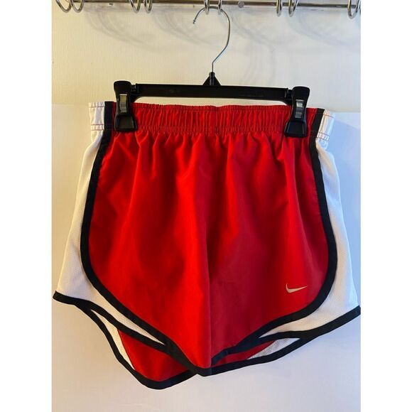 Nike shorts xs extra small lined briefs running red white stripe - Picture 2 of 5